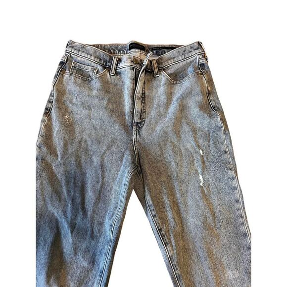 Banana Republic jeans sz 31 high rise vintage slim distressed light wash denim - Picture 2 of 10